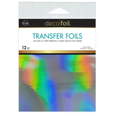 Therm O Web Deco Foil Transfer Sheets 6 in x 6 in (12 sheets) - FAIRY WINGS 5728