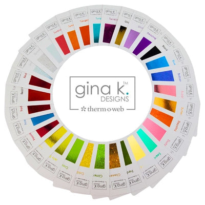 Therm O Web Gina K. Designs Fancy Foil Swatch Card Set 18219
