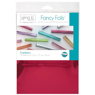 Therm O Web Gina K. Designs Fancy Transfer Foil, Cranberry 18237